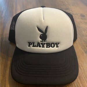Playboy Black and White Cap